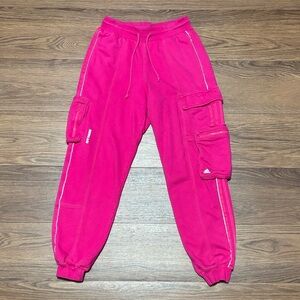 IVY PARK Hot Pink Track Pants with Utility Pockets